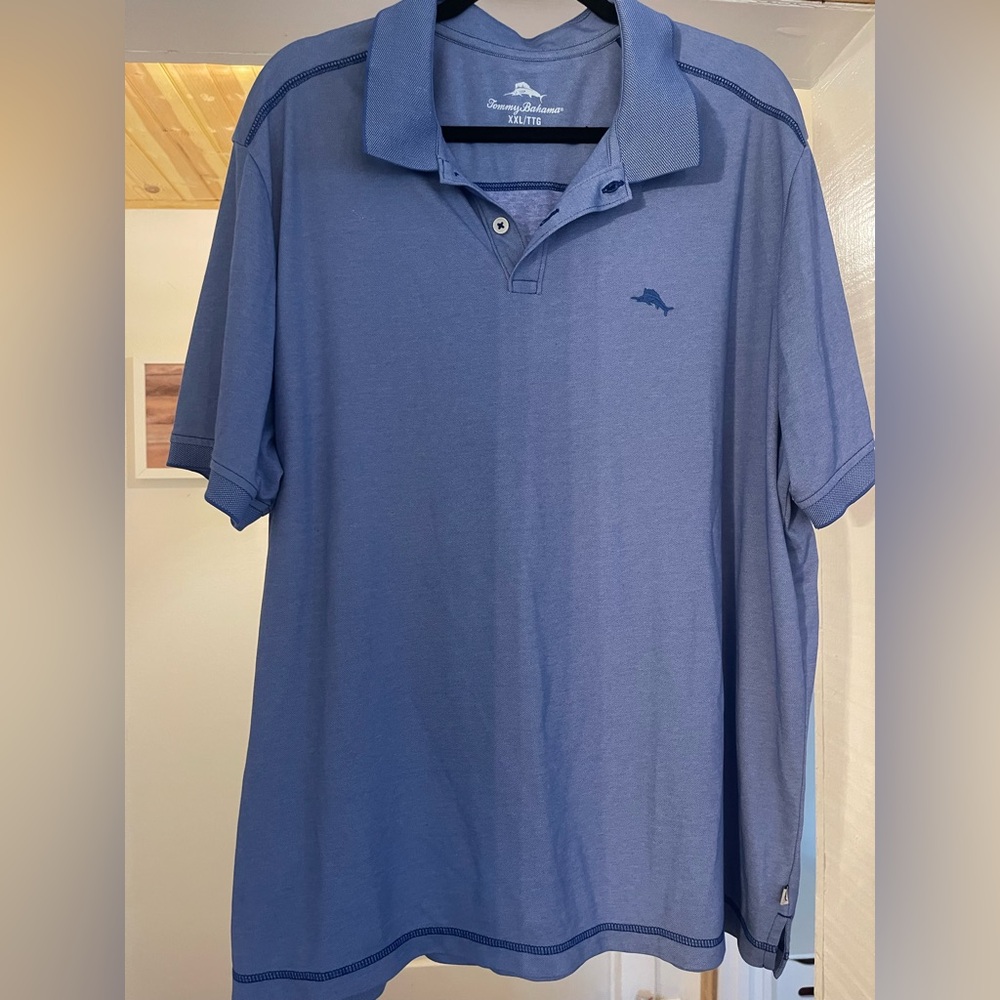 Tommy Bahama Classic Blue Polo Shirt
